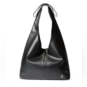 NWT Victoria’s Secret Slouchy Bow Tote Bag, Black *VALENTINES DAY!*